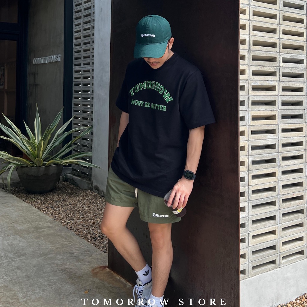 TOMORROW- เสื้อOVERSIZE/Premium รุ่น T-2001 MUST BE BRTTER