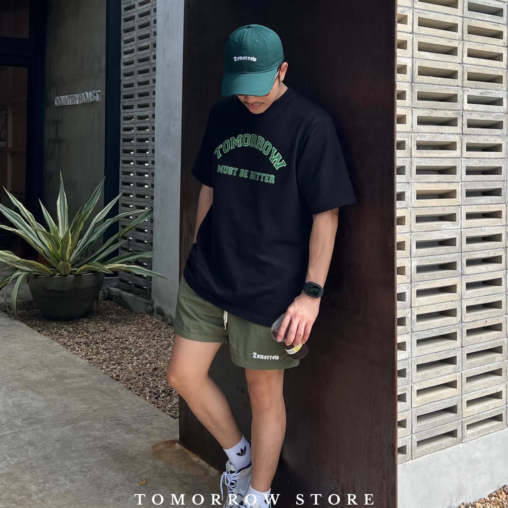 TOMORROW- เสื้อOVERSIZE/Premium รุ่น T-2001 MUST BE BRTTER