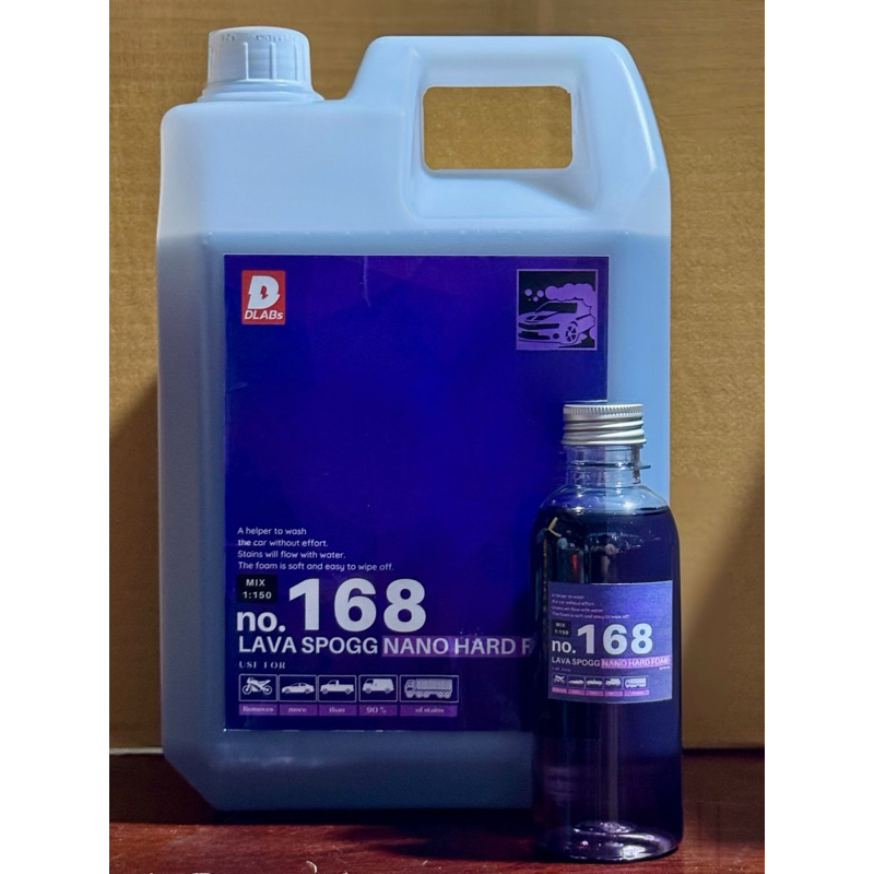 DLABs 168 แบ่งขาย 250ml หัวเชื้อโฟม Pre-Wash ล้างพร้อมเคลือบเงา แท้100% [168 LAVA SPOGG]