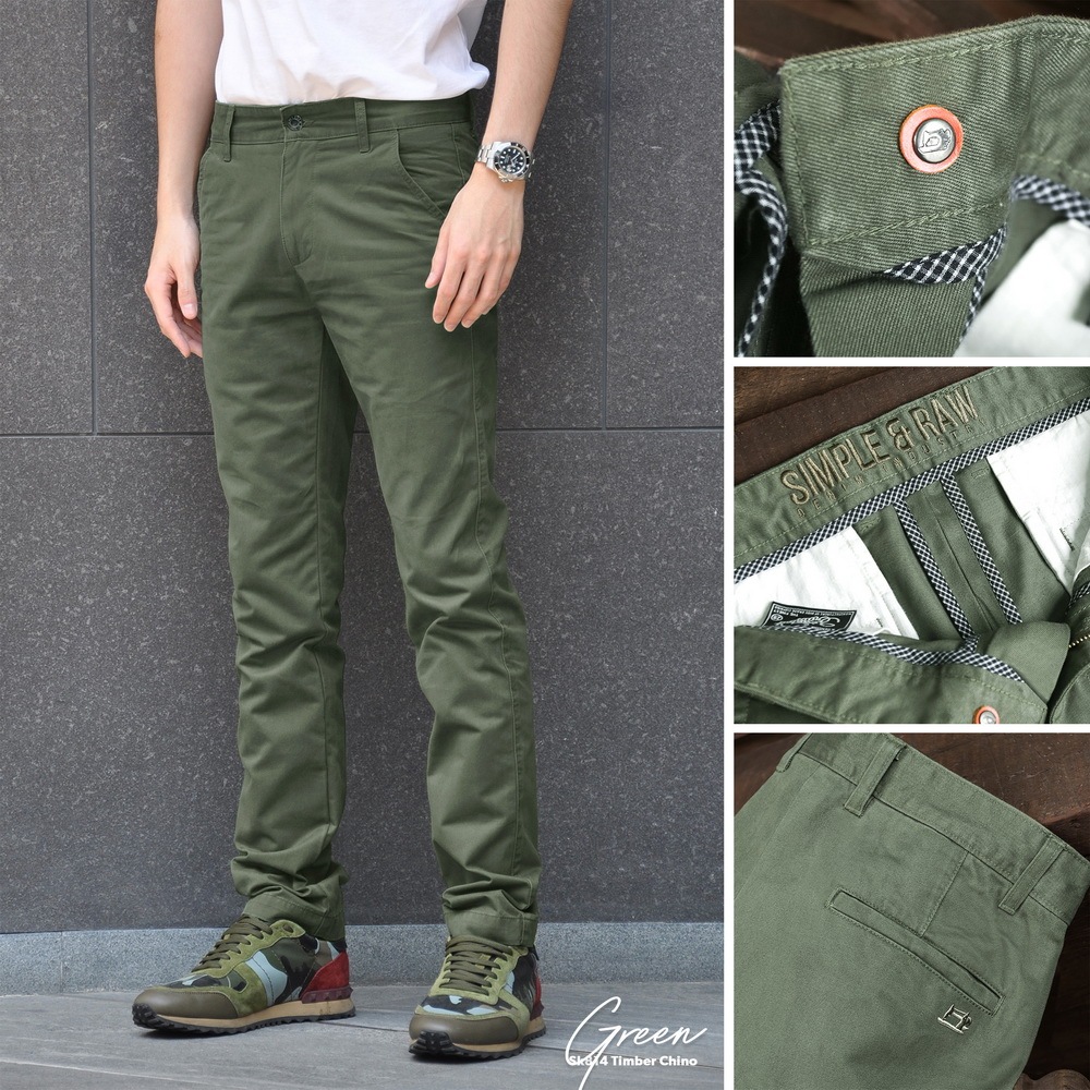 Simple&Raw - Sk814 Timber Chino (Green)