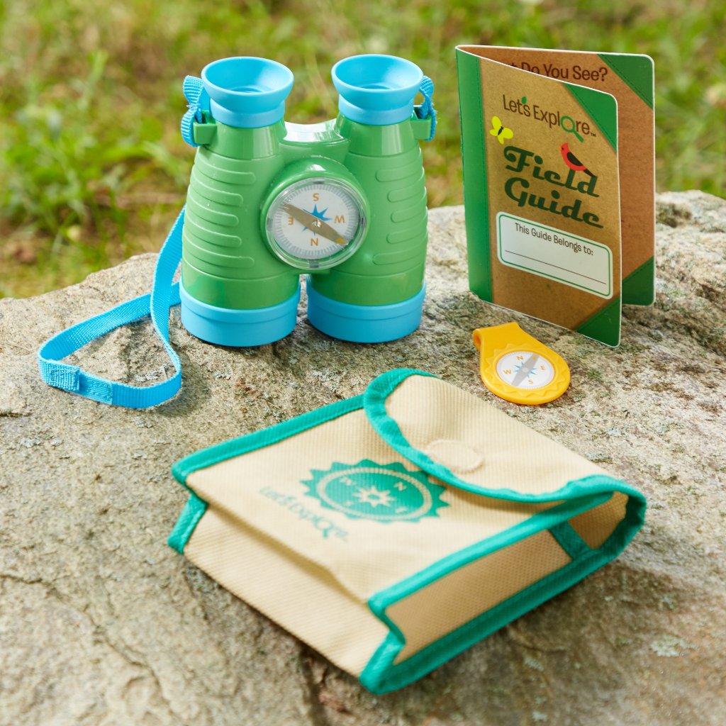 Melissa & Doug กล้องส่องทางไกล & เข็มทิศ Let’s Explore Binoculars & Compass Play Set