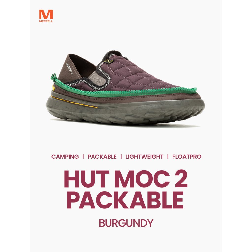 🇰🇷Merrell HUT MOC 2 PACKABLE BURGUNDY preorderoppa