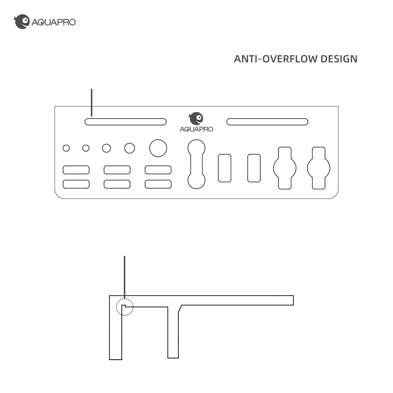 AQUAPRO Maintenance Holder ที่แขวนอุปกรณ์ ติดข้างตู้ปลา ตู้ไม้น้ำ อุปกรณ์จัดเก็บฟอเซป กรรไกร ตัดแต่งไม้น้ำ forceps ปลา - รูปที่ 4