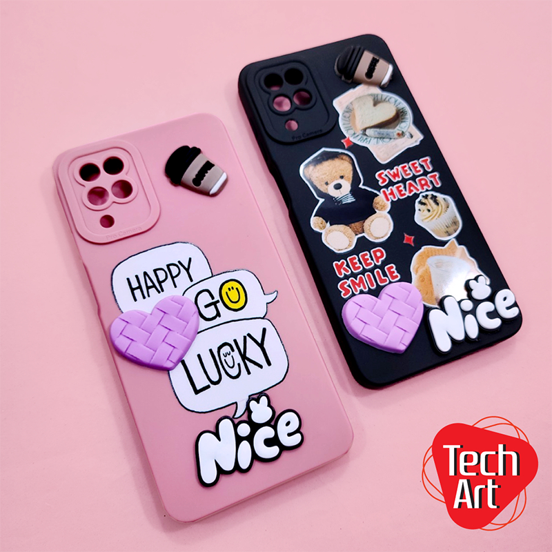 เคสมือถือนิ่มVivo ติดอะไหล่หมี หัวใจV23e V29(5G) V30(5G) Y02 Y03 Y11/Y12/Y15/Y17 Y17s Y20/Y20s/Y12s 