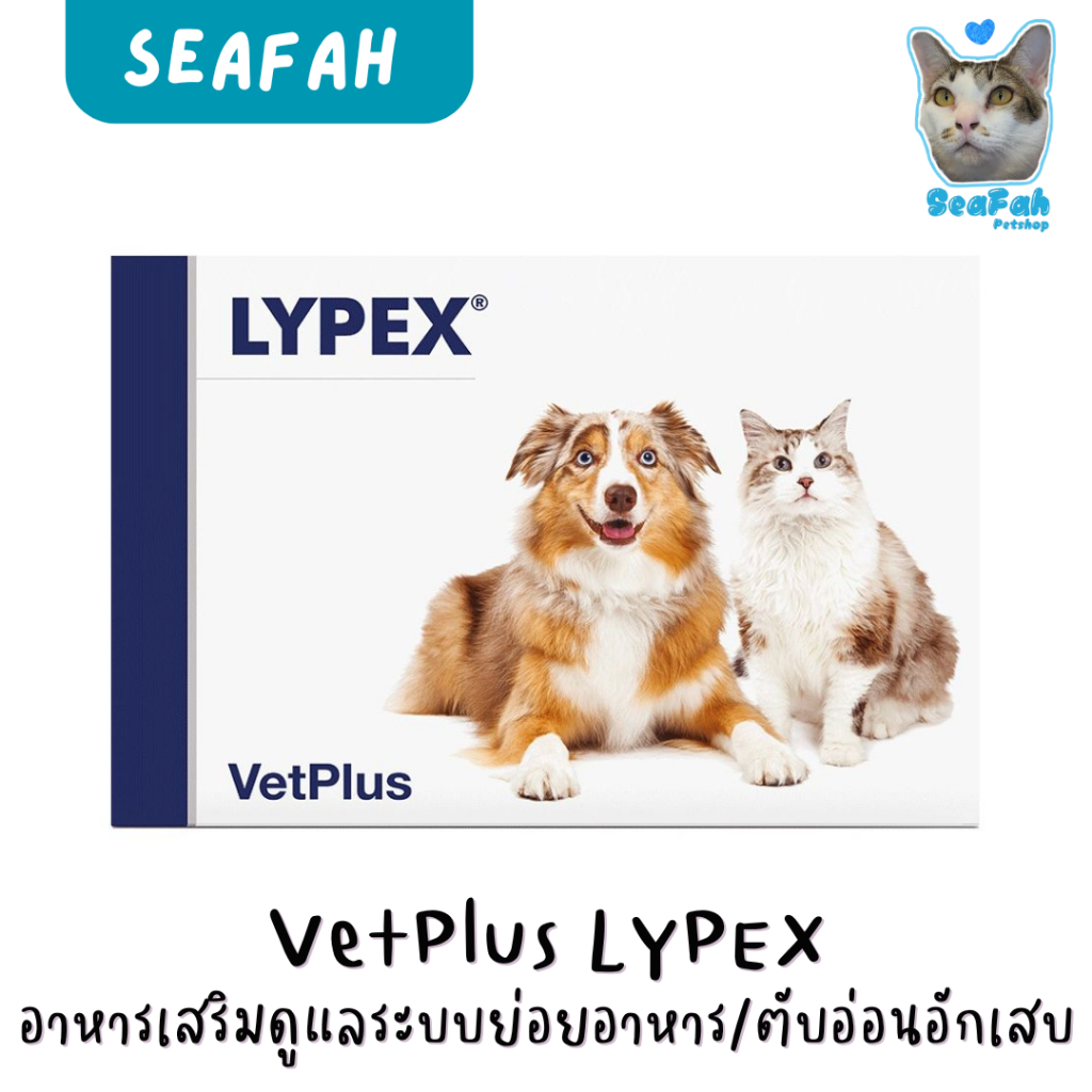 [15 แคปซูล] Lypex ดูแลระบบย่อยอาหาร / ตับอ่อนอักเสบ สำหรับสุนัขและแมว