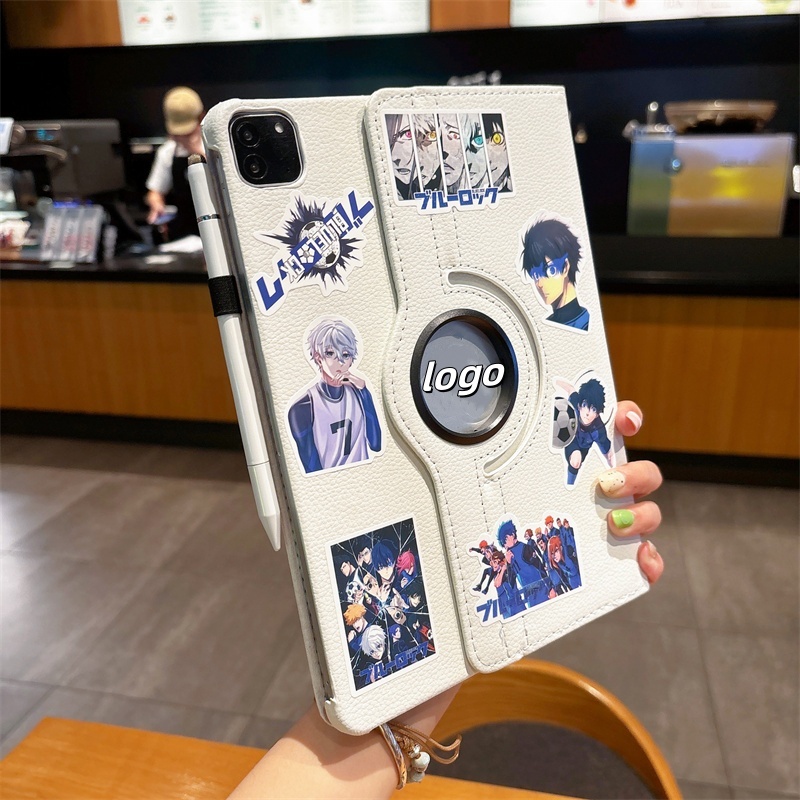 ส่งจากไทย BLUE LOCK สติ๊กเกอร์ เคส for iPad pro 2024 11 10.2 Gen10 9 8 2022 เคสไอแพด Air4 5 6 10.9 Case การหมุน360