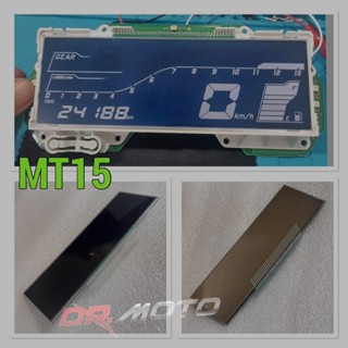 MT.15 / R15 ไมล์จอแก้ว  LCD มาตรวัดความเร็ว เวลา และระยะทางค…