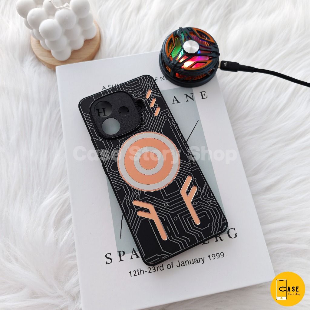 เคส iQOO Z9 Z9 Turbo เคสอลูมิเนียมอัลลอย ระบายความร้อน มีแม่เหล็กติดพัดลม