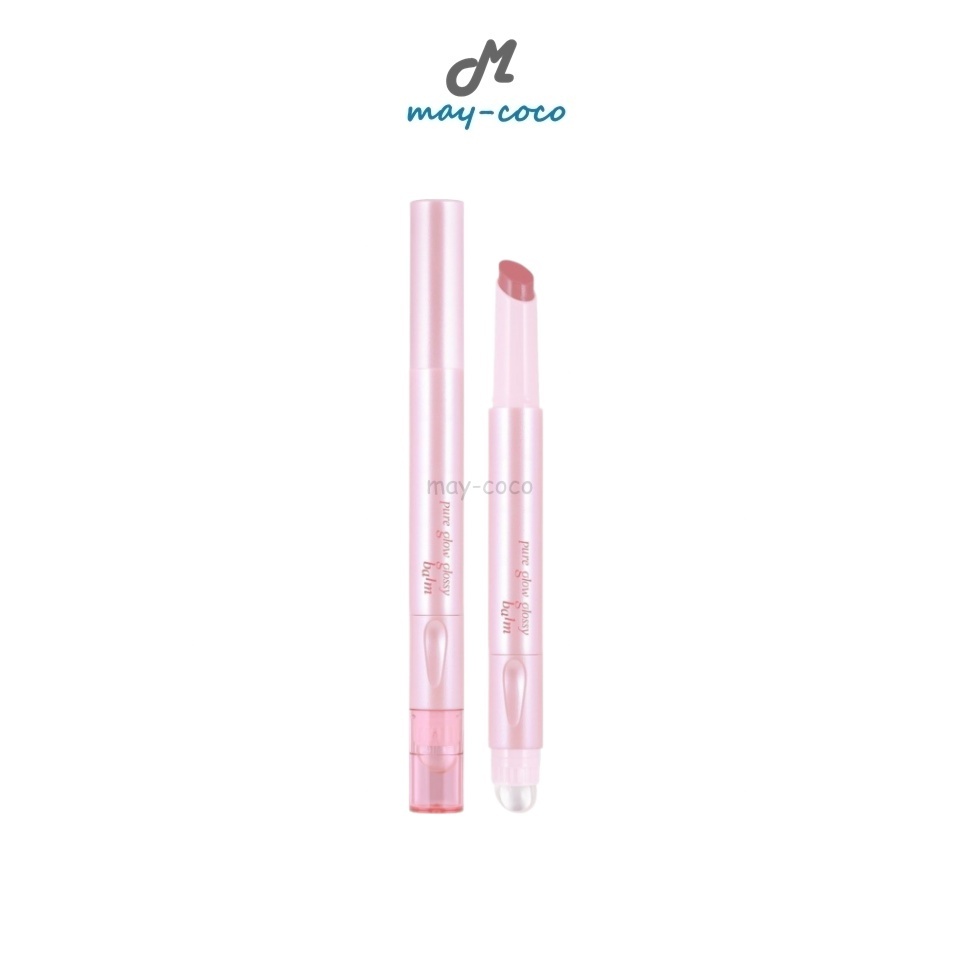 ถูก/แท้/มีไลฟ์ ลิป MEILINDA Pure Glow Glossy Balm ลิปบาล์มฉ่ำ บาล์มเนื้อนุ่ม ปากอวบอิ่ม ปากฉ่ำ ฉ่ำวาว ชุ่มชื้น