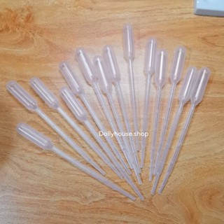 หลอดหยดพลาสติก Pasteur Pipettes 1 ml แพค 5 ชิ้น