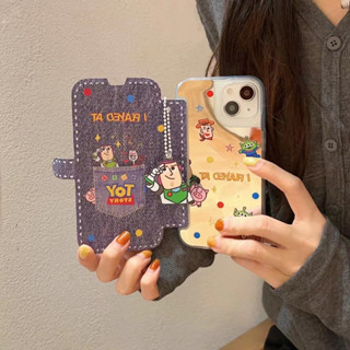 🚚จัดส่งจากไทยภายใน 24 ช.ม🚚เคสไอโฟน 14 Pro Max 13 12 11 เคส for เคสไอโฟน11 Toy Story พกง่ายๆ เคสโทรศัพท์แบบพลิก Case