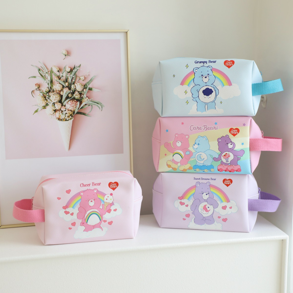 พร้อมส่ง!! กระเป๋าเครื่องสําอางแคร์แบร์ Sanrio หนังPU