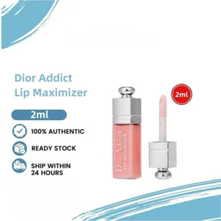 Dior Addict Lip Maximizer 2ml #001 Pink ลิปกลอสสุดหรู เนื้อฉ่ำวาว ผสมคอลลาเจน.