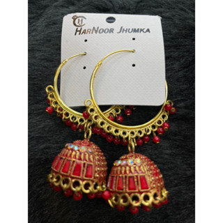 ต่างหูเครื่องประดับอินเดีย Indian bali jhumki earrings India Jewelry