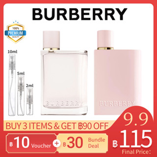 แท้💯%【🚛จัดส่งที่รวดเร็ว】Burberry Her EDP &amp; Her Elixir de Parfum &amp; Her Blossom EDT &amp; Her EDT 2ml/5ml/10ml