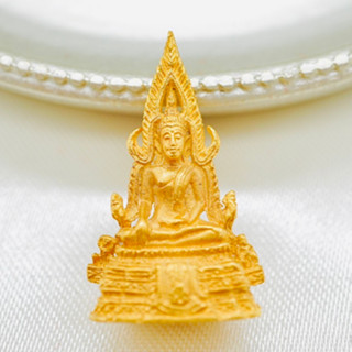 [ 📌พร้อมส่ง ] พระพุทธชินราชทองคำแท้ • รุ่นปฏิสังขรณ์  • ปี2534 • วัดพระศรีมหาธาตุวรมหาวิหาร • ปลุกเสกแล้ว [A180]