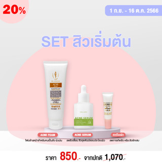 โปรโมชั่นพิเศษ - SET สิวฮอร์โมน เหมาะกับคนสิวไม่เยอะกำลังมีสิว (โฟมสิว+เซรั่มสิว+ฮอร์โมนผิว)