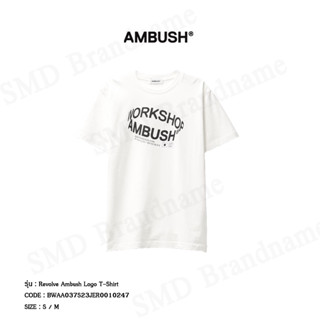 AMBUSH เสื้อยืดคอกลม รุ่น Revolve Ambush Logo T-Shirt Code: BWAA037S23JER0010247