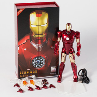 โมเดล ไอรอนแมน ZD Toys - IRON MAN Mark 3 Action Figure 18 Cm. ลิขสิทธิ์แท้ สเกล 1/10