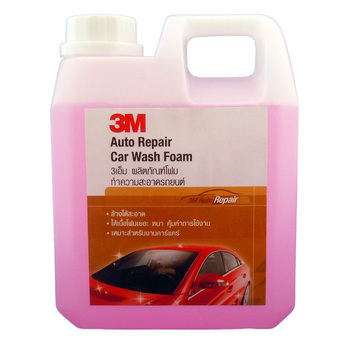 3M โฟมล้างรถ น้ำยาล้างรถ แชมพูล้างรถ Car Wash Foam อัตราส่วนเครื่องฉีดแรงดันสูงร่วมกับหัวพ่นโฟม โฟม:น้ำ 1:3