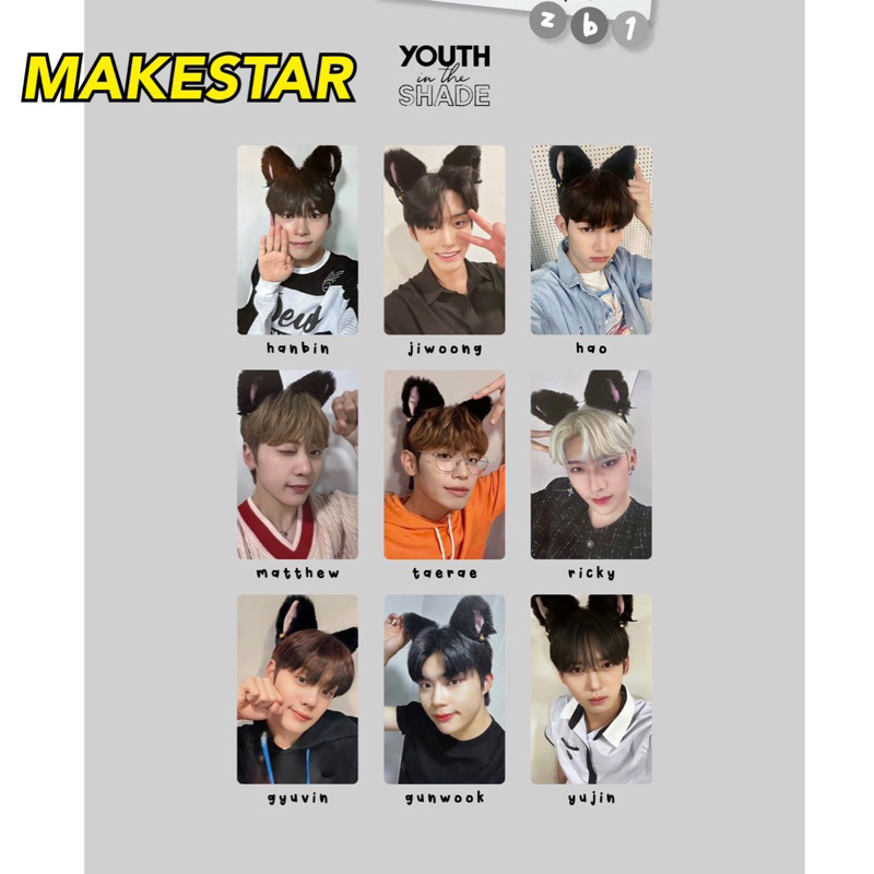 ลด 30% ใน LIVE [พร้อมส่ง] ZEROBASEONE (ZB1) อัลบั้ม Album [Youth In The Shade] Photobook / Digipack + MAKESTAR ราคา ถูกที่สุด ดีลบีเคเค แกลเลอรีภาพที่ 3