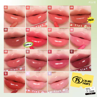 (1แถม1 กด 2 ชิ้นรับโปร) 4U2 SERUM TINT OIL - ลิปทินท์ไซรัป4U2 ลิปทิ้น 4u2 ลิปปากฉ่ำ ลิปทินท์ ลิป4U2 ลิปสติก สเตนสี ติดทน