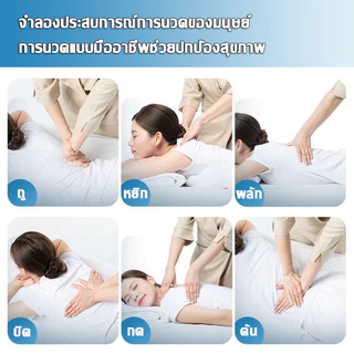 Bevan หมอนนวด เบาะนวดไฟฟ้า หัว นวดคอ ไหล่ เอว สะโพก ส่วนหลัง 6 โหมดอัจฉริยะ หัวนวด20หัว เบาะนวดอเนกประสงค์