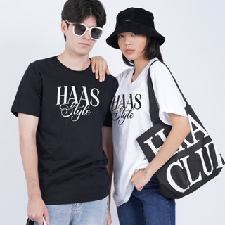 haas : เสื้อยืดแขนสั้น unisex ผู้ชาย ผู้หญิง ลายสรีน haas style รหัส SBSK2665