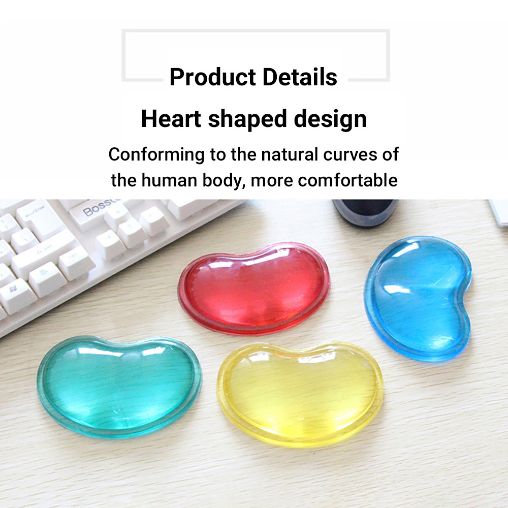 แผ่นรองเมาส์ ที่รองเมาส์ข้อมือ แบบซิลิโคน Mouse Pad with Gel Wrist เจลรองข้อมือ นิ่มสบายข้อมือ กันลื่น สำหรับพีซี คอมพิว