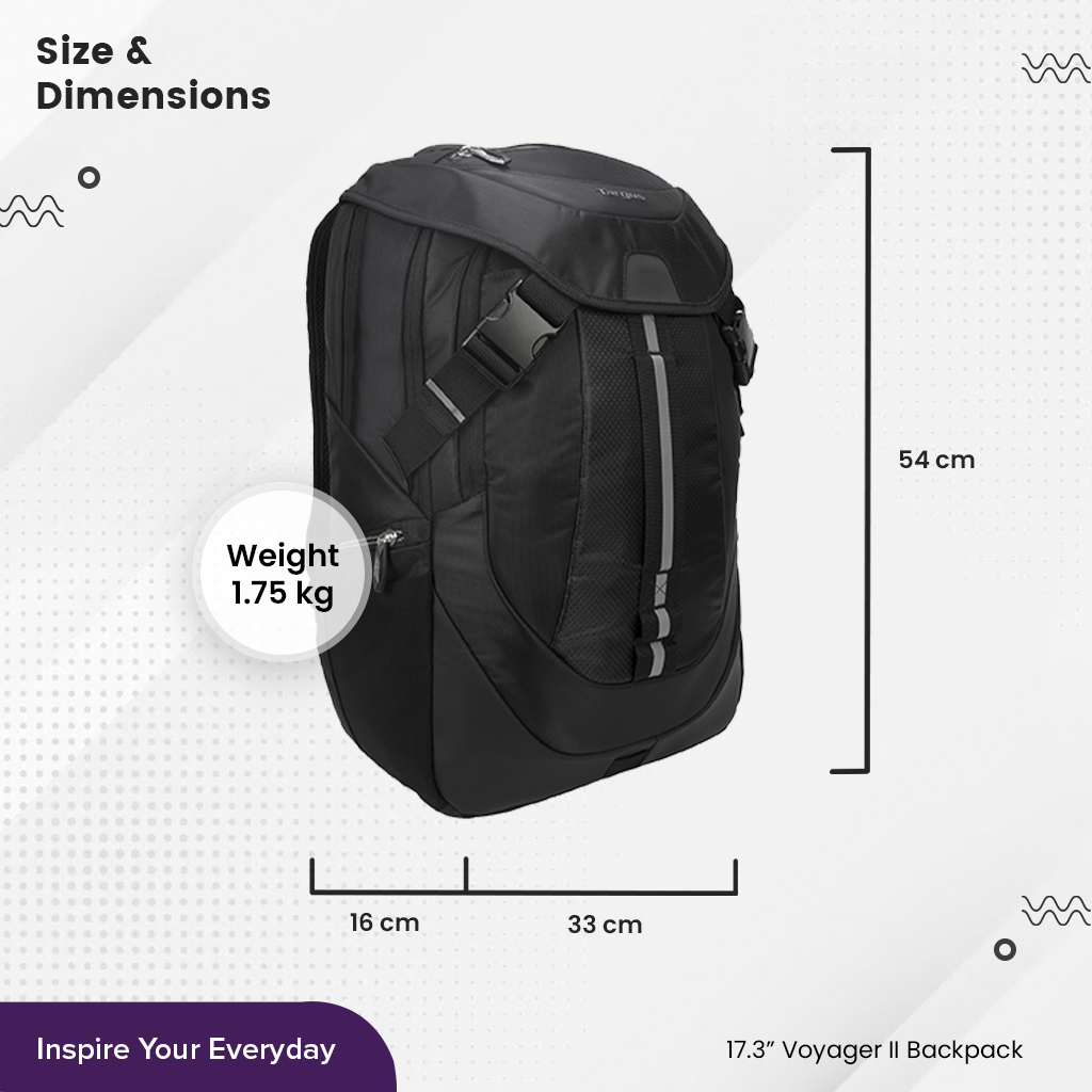 Targus 17.3" Voyager II Backpack (TSB953GL)
