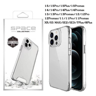 เคสใส Space สำหรับ Compatible for iPhone 15 14 pro max 13 Pro max 7/8 Plus 12 11 Pro Max 7 8 SE XR X XS Max เคสกันกระแทก