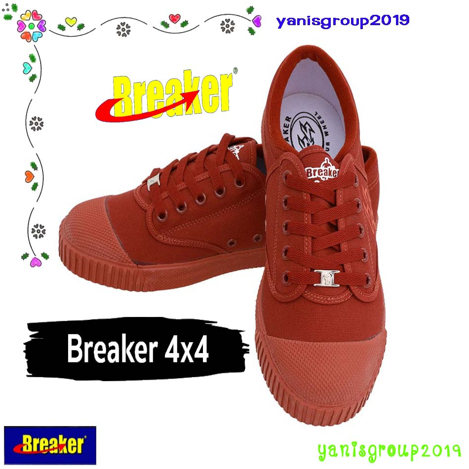 รองเท้านักเรียนชาย รองเท้าพละนักเรียนหญิง Breaker 4X4 จำนวน 1 คู่