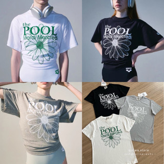 (VL)The pool mardi Tee 🌼 • เสื้อยืดลายดอกไม้สุดฮิต รุ่นใหม่ งานชนช็อปแบรนด์ดังเกาหลีเลยค่าา ผ้าใส่สบาย