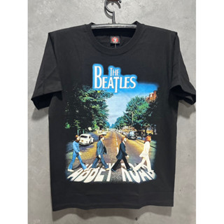 เสื้อยืดBeatles ป้ายRockYeah ผ้าคอตตอน 100