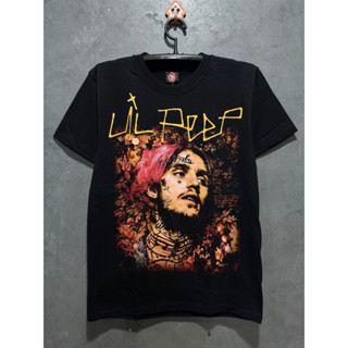 เสื้อยืดLilPeep ป้ายRockYeah ผ้าคอตตอน 100