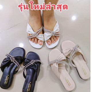 💎แตะเพชรเข้าใหม่‼️สวยปังๆ(36-41)​แบรนด์​Lisa​Shoes​(L70)​ใส่สวยทุกมิติ แมทชุดง่าย พื้นนิ่มสุดๆเลยจ้า ต้องห้ามพลาดรุ่นนี้