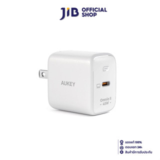 ADAPTER CHARGER (อะแดปเตอร์) AUKEY ADAPTER WALL CHARGER OMNIA II 45W (PA-B2T-WH) WHITE