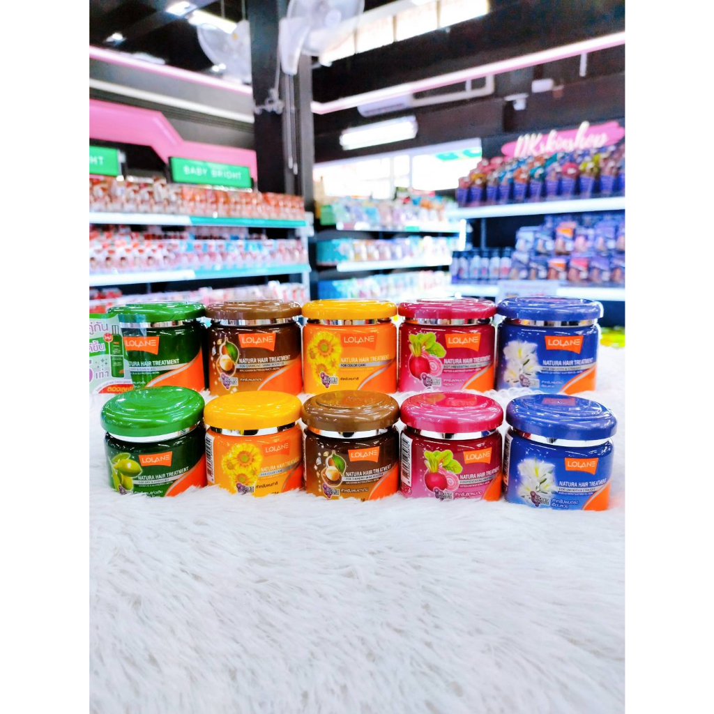โลแลน เนทูร่า ครีมหมัก ขนาด 100 กรัม และ 250 กรัม (5 สูตร)