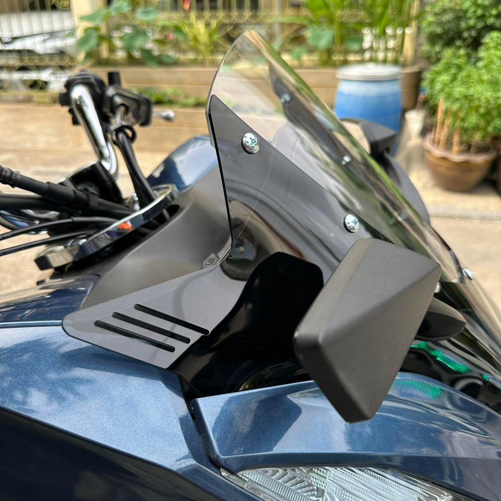 ชิวหน้าPCX160 ชิวสองขั้นV2 (แถมฟรีกระจกติดชิว) ปี2021-23 ทรงซิ่ง ชิวแต่ง เจาะกระจกwindshield motocycle pcx 2021-2023 - รูปที่ 6