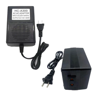 Adapter สำหรับตัวแปลงไฟจากไฟACขนาด 220v->110v และ 110->220V ขนาด 50W150W300W450W สำหรับ เครื่องใช้ไฟฟ้า 110v. ญี่ปุ่น
