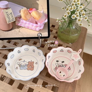 [พร้อมส่ง] 🐻 Ceramic bowl bear ถ้วยเซรามิค ถ้วยน่ารัก