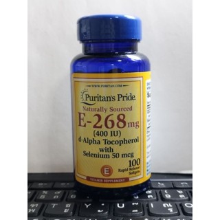 Vitamin E 268 mg. (400 IU) + Selenium 50 mcg.