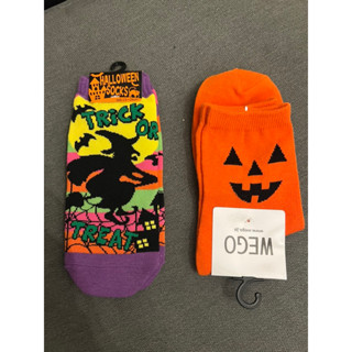 🧦🎃ถุงเท้าลายฮาโลวีนพร้อมส่ง 2 ลายจ้า🎃🧦 Halloween