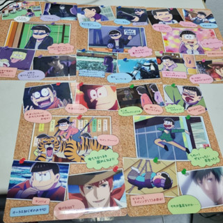 osomatsu san โอโซมัตซึ ซัง แผ่นพลาสติก แผ่นรอง