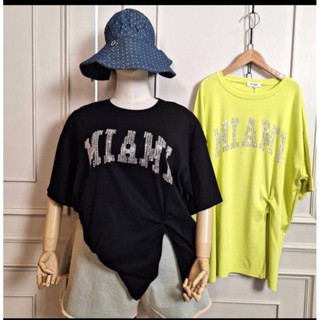 K56เสื้อยืดเพชร Miami