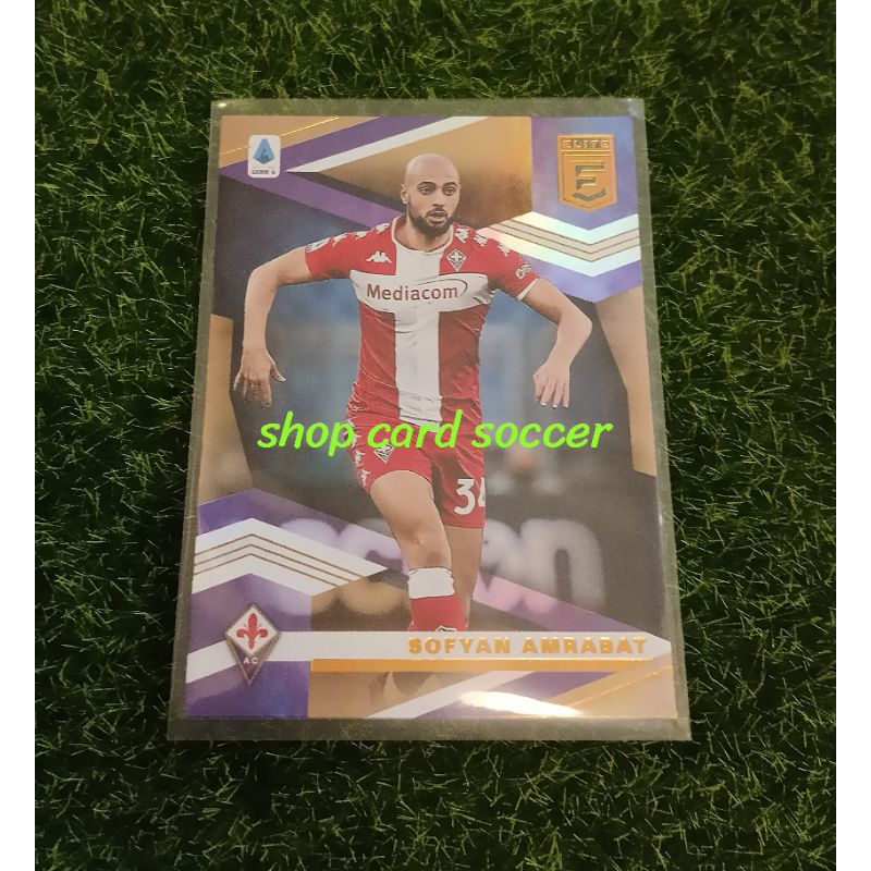 Sofyan Amrabat card soccer Elite panini chronicles 2020-21
