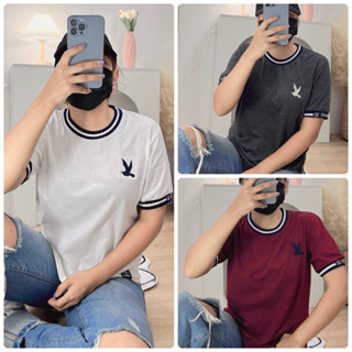 พร้อมส่ง✅ เสื้อยืด CC Double O แขนสั้น จั้มแขน ปักอก ผ้าคอตตอล S M L XL NO.C32