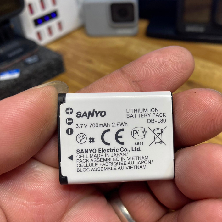 แบตเตอรี่ SANYO DB-L80 (No Box) สินค้าแท้ใหม่