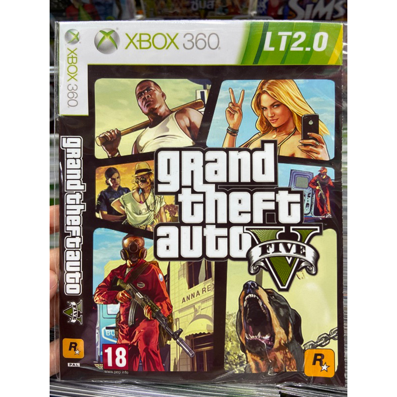 แผ่นเกมส์XBOX360 - GTA V (2แผ่น)