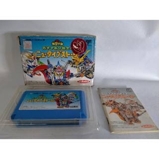 ตลับเกม Famicom SD Gundam 4 Gachapon Senshi แท้ Japan เกมแนว วางแผนการรบ Simulation RPG